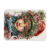 Weihnachts Mädchen Custom 20 von 25 Magnet (Horizontal)