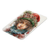 Weihnachts Mädchen Custom 20 von 25 Magnet (Linke Seite)