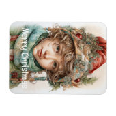 Weihnachts Mädchen Custom 21 von 25 Magnet (Horizontal)