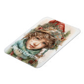 Weihnachts Mädchen Custom 21 von 25 Magnet (Linke Seite)