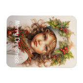 Weihnachts Mädchen Custom 23 von 25 Magnet (Horizontal)