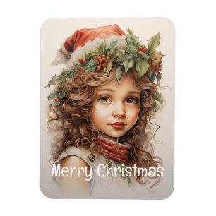 Weihnachts Mädchen Custom 24 von 25 Magnet