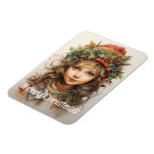 Weihnachts Mädchen Custom 25 von 25 Magnet (Linke Seite)
