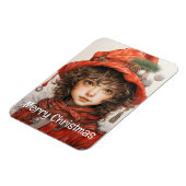 Weihnachts Mädchen Custom 2 von 25 Magnet (Linke Seite)