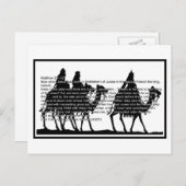 Weihnachts Magi Feiertagspostkarte (Vorne/Hinten)