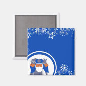 Weihnachts Magi Magnet (Vorderseite/Rückseite)