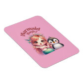 Weihnachts Magic Card mit Pinguin Spaß Magnet (Rechte Seite)