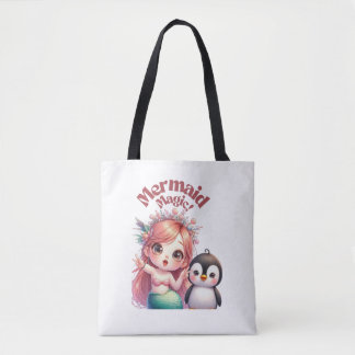 Weihnachts Magic Card mit Pinguin Spaß Tasche