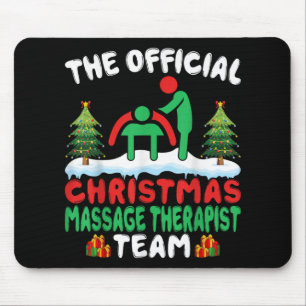 Weihnachts-Magier Therast Team Magier-Therapie Wei Mousepad