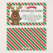 Weihnachts-Magische Rentierfutter für Kinder (Vorne & Hinten)
