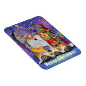 Weihnachts-Magnet-Geschenk mit singenden Gnomes Magnet (Rechte Seite)