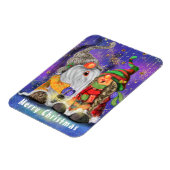 Weihnachts-Magnet-Geschenk mit singenden Gnomes Magnet (Linke Seite)