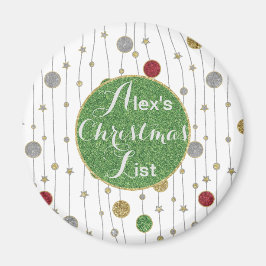 Weihnachts-Magnet-Ornamente und Sterne Magnet