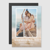 Weihnachts-Magnetische Karten für Sand und Foto (Vorne/Hinten)