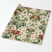 Weihnachts-Mahjong Geschenkpapier (Ungerollt)