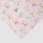 Weihnachts-Mahjong-Kacheln Seidenpapier (Detail)