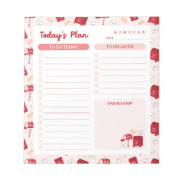 Weihnachts-Mail täglich zu tun Planer auflisten Notizblock