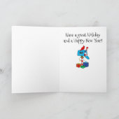 Weihnachts-Mailbox mit Kardinal und Packages Karte (Innenseite)