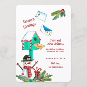 Weihnachts-Mailbox Neue Adresse Ankündigung