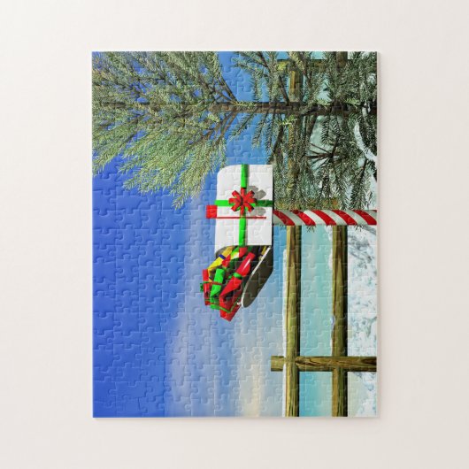 Weihnachts-Mailbox Puzzle (Vertikal)