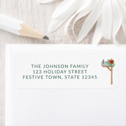 Weihnachts-Mailbox-Rücksendeadresse (Insitu)