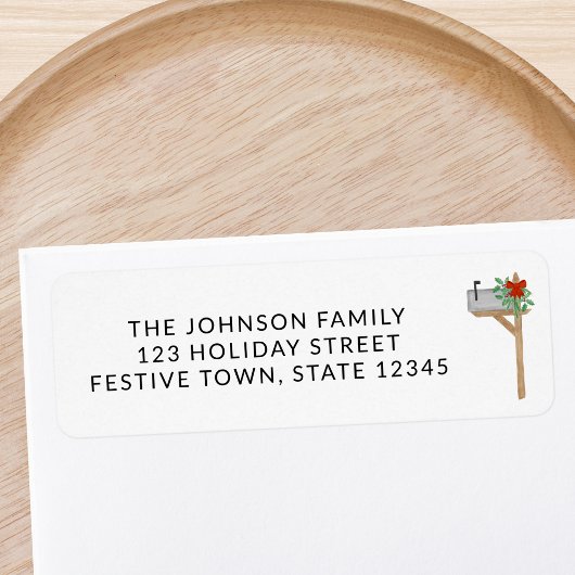 Weihnachts-Mailbox-Rücksendeadresse