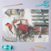 Weihnachts-Mailbox Seidenpapier (Basteln)