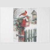 Weihnachts-Mailbox Seidenpapier (Vorderseite)