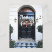 Weihnachts-Mailer-Bewerbung Real Anwesen Marketing Postkarte (Vorderseite)