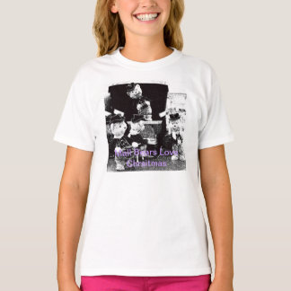 Weihnachts-Mall-Bears Kinder-Shirt T-Shirt