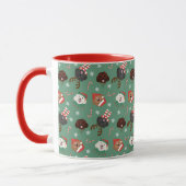 Weihnachts-Maltipoo-Hunde Tasse (Links)