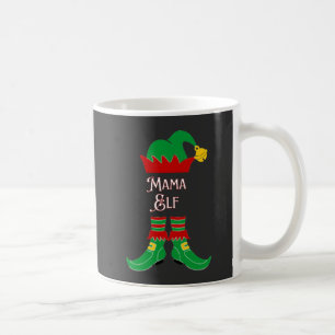 Weihnachts-Mama-Elf Kaffeetasse