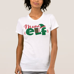 Weihnachts-Mama Elf T-Shirt