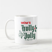 Weihnachts-Mama JOLLY Red / Green Magic Kaffeetasse (Links)
