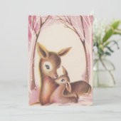 Weihnachts-Mama und Weihnachtsfest Feiertagskarte (Stehend Vorderseite)