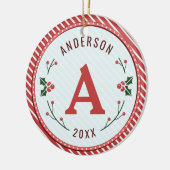 Weihnachts-Marquee-Keramik Keramikornament (Links)