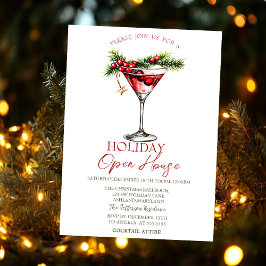 Weihnachts Martini Holiday Open House Einladung