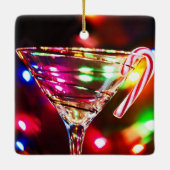 Weihnachts Martini Keramikornament (Rückseite)