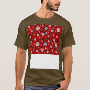 Weihnachts-Maske Schneeflocken Face Maske 4 T-Shirt