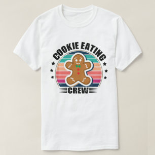 Weihnachts-Matching Family Cookie Essen Crew T-Shirt
