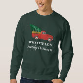 Weihnachts-Matching-Vater Sweatshirt (Vorderseite)