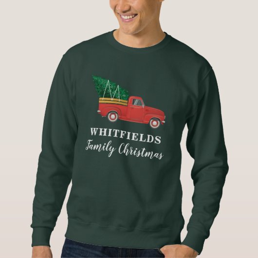Weihnachts-Matching-Vater Sweatshirt (Vorderseite)