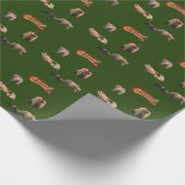 Weihnachts-Matte-Umschlagpapier für Bären Geschenkpapier (Ecke)