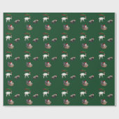 Weihnachts-Matte-Wrapping Paper of wild life Geschenkpapier (Flach)