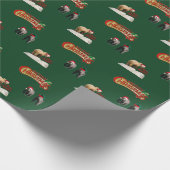 Weihnachts-Matte-Wrapping Papier Bärenjungen Geschenkpapier (Ecke)