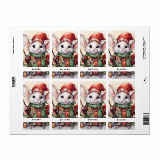 Weihnachts-Maus 49 Ihr Text hier (Vorne)