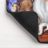 Weihnachts-Maus-Pad Geschenk Weihnachtsmann und Re Mousepad (Ecke)