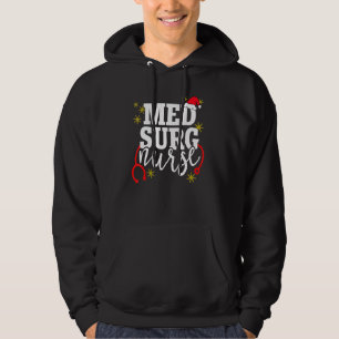 Weihnachts-Med-Chirurgie-Krankenschwester - Santa- Hoodie