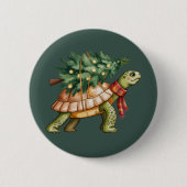 Weihnachts-Meeresschildkröte-Lover-Geschenk Weihna Button (Vorderseite)