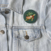 Weihnachts-Meeresschildkröte-Lover-Geschenk Weihna Button (Beispiel)